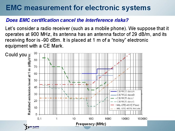 EMC measurement for electronic systems Does EMC certification cancel the interference risks? Let’s consider EMC measurement for electronic systems Does EMC certification cancel the interference risks? Let’s consider