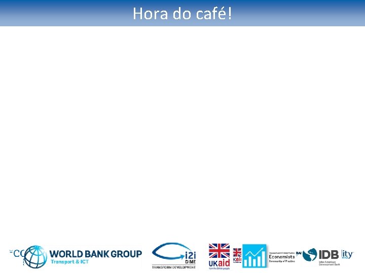 Hora do café! 