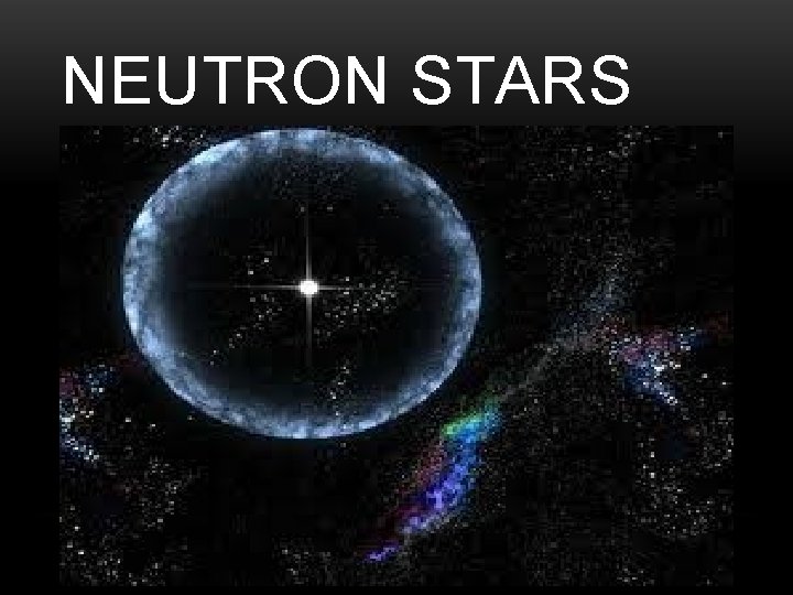 NEUTRON STARS 