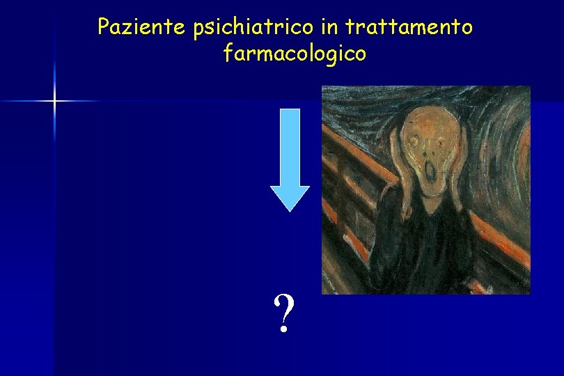 Paziente psichiatrico in trattamento farmacologico 