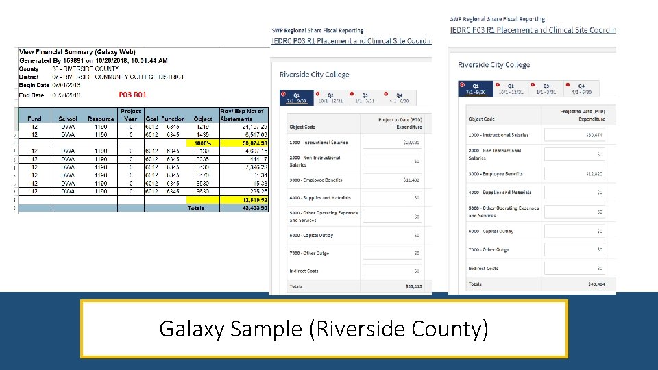 Galaxy Sample (Riverside County) 