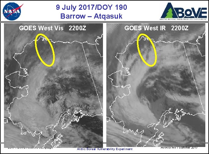 9 July 2017/DOY 190 Barrow – Atqasuk GOES West Vis 2200 Z 2017 ABo.