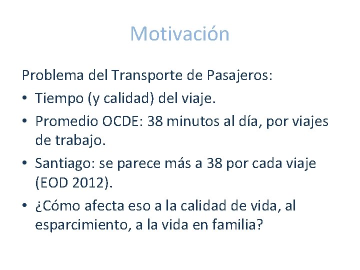 Problemas del Transporte Pblico y posibles soluciones Rafael