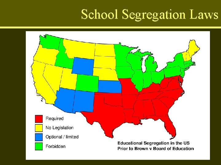 School Segregation Laws 