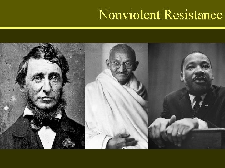 Nonviolent Resistance 