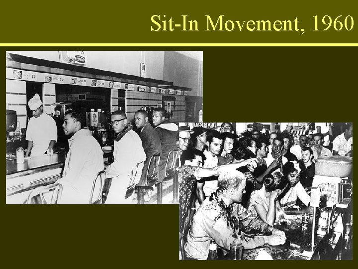 Sit-In Movement, 1960 
