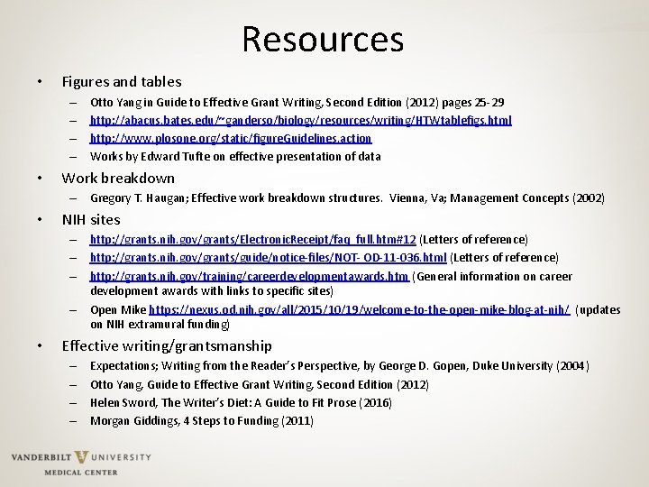 Resources • Figures and tables – – • Otto Yang in Guide to Effective