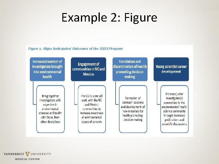 Example 2: Figure x. Major Anticipated Outcomes of the XXXX Program 