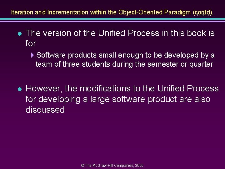 Slide 3 1 ObjectOriented and Classical Software Engineering