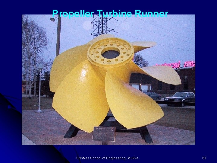 Propeller Turbine Runner Srinivas School of Engineering, Mukka 63 
