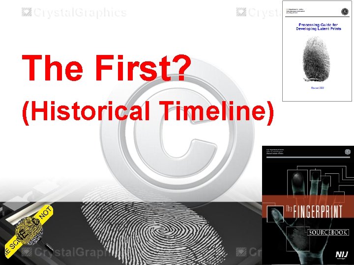 The First? (Historical Timeline) 