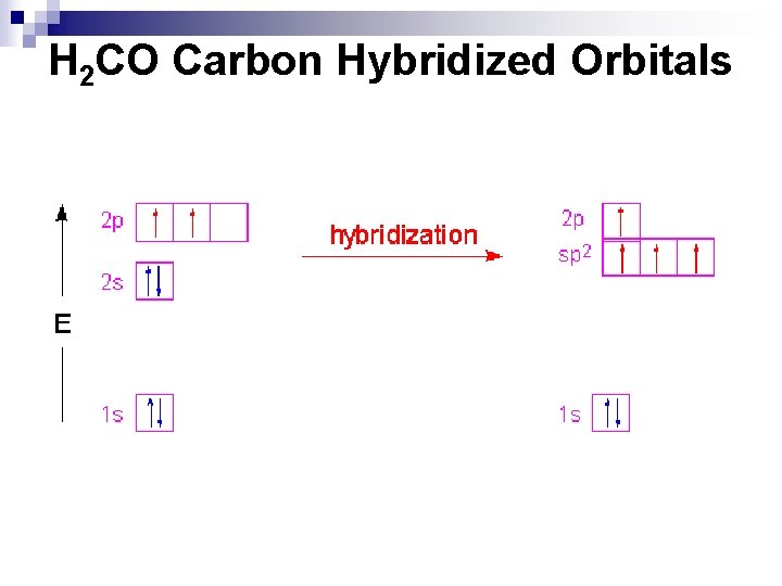 H 2 CO Carbon Hybridized Orbitals 