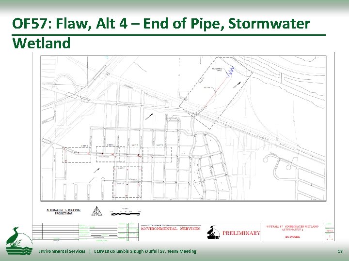 OF 57: Flaw, Alt 4 – End of Pipe, Stormwater Wetland Environmental Services |