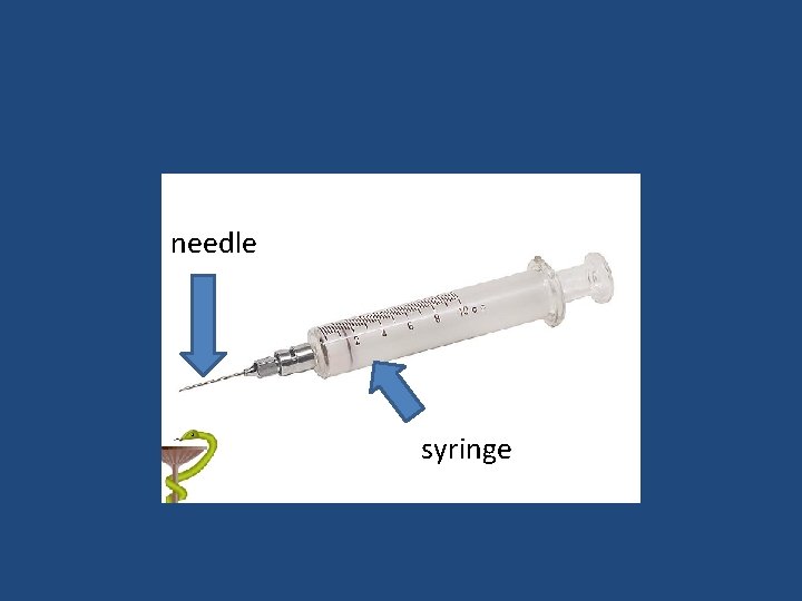needle syringe 