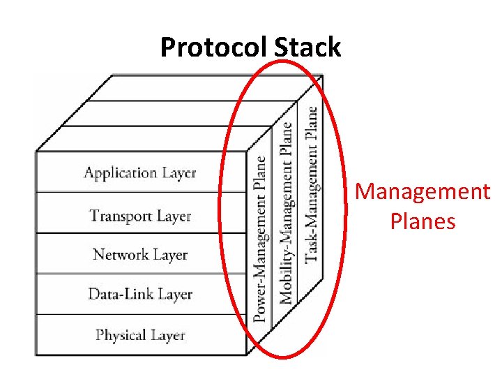 Protocol Stack Management Planes 