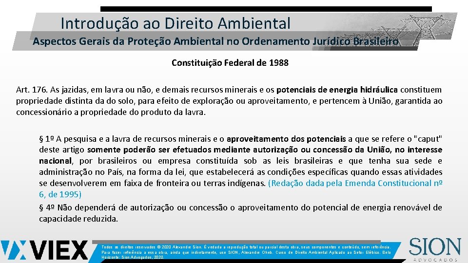  Introdução ao Direito Ambiental Aspectos Gerais da Proteção Ambiental no Ordenamento Jurídico Brasileiro