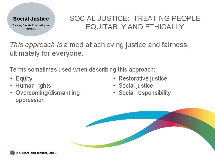  Social Justice Treating People Equitability and Ethically SOCIAL JUSTICE: TREATING PEOPLE EQUITABLY AND