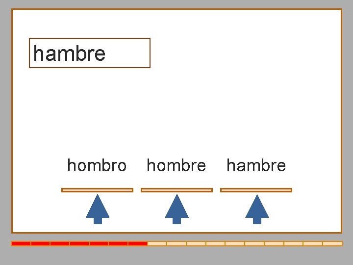 hambre hombro hombre hambre 