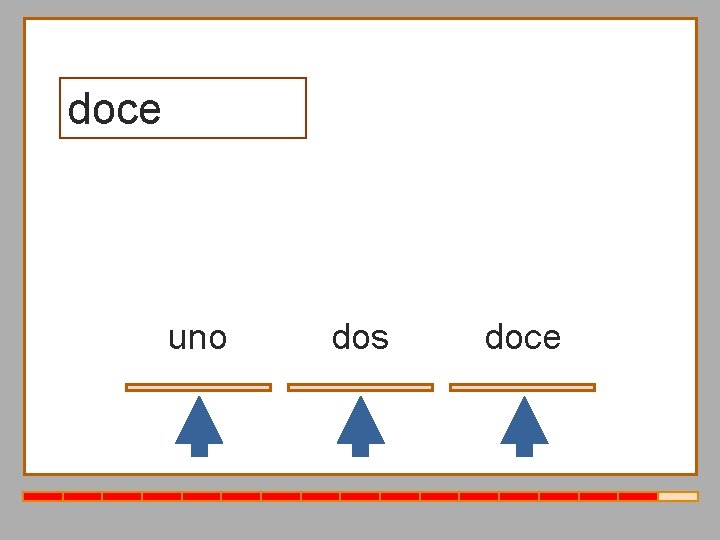 doce uno dos doce 