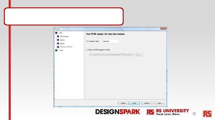 Design. Spark �生PCB檔案 38 