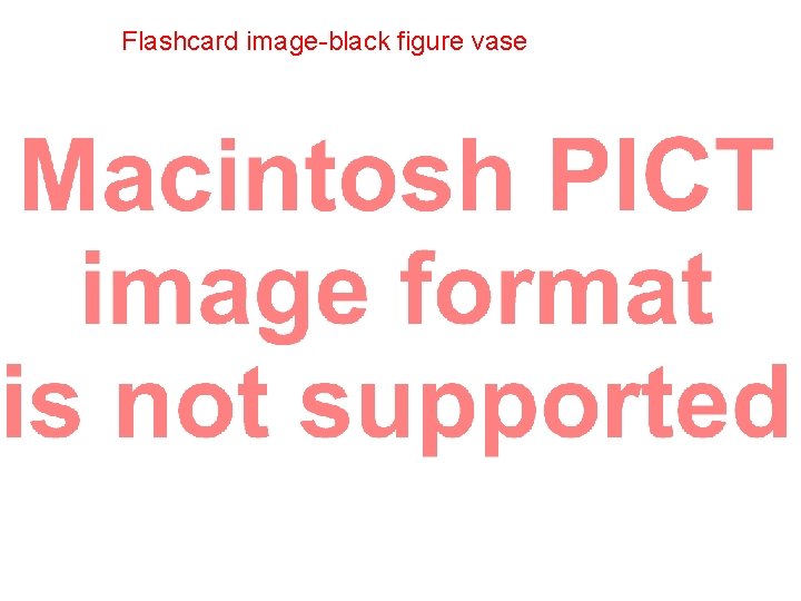 Flashcard image-black figure vase 
