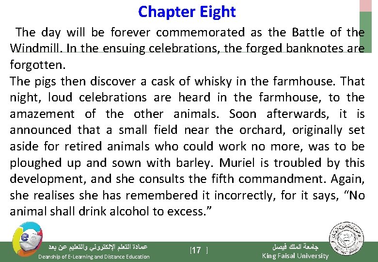 Chapter Eight The day will be forever commemorated as the Battle of the Windmill.