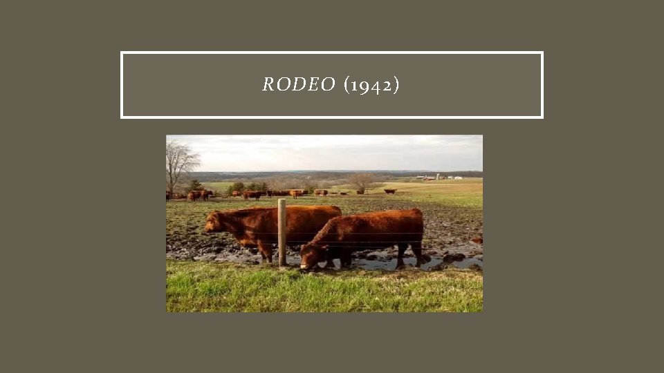 RODEO (1942) 