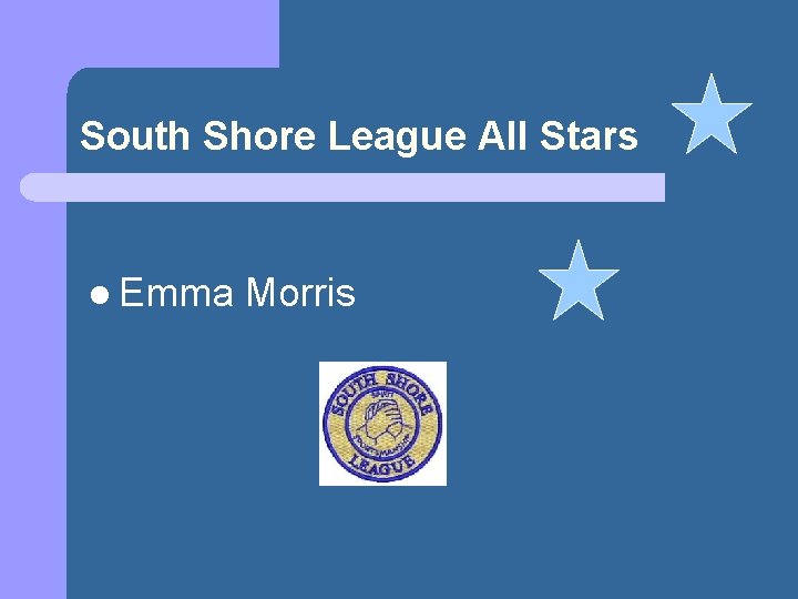 South Shore League All Stars l Emma Morris 