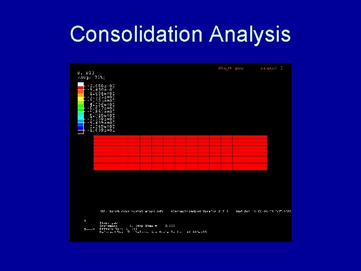 Consolidation Analysis 