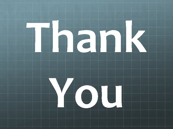 Thank You 
