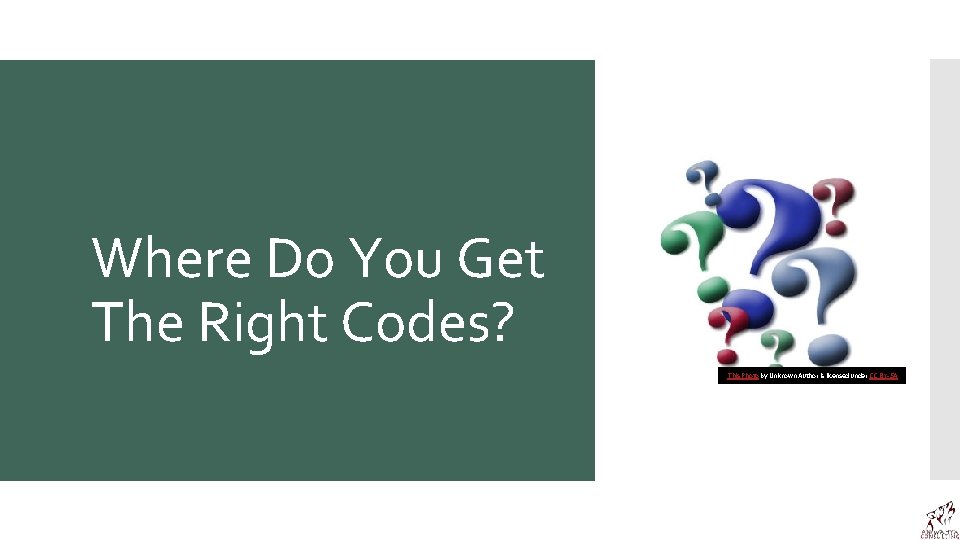 Where Do You Get The Right Codes? This Photo by Unknown Author is licensed