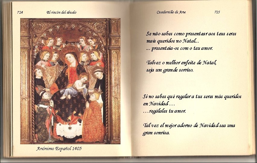 724 El rincón del abuelo Cuadernillo de Arte 725 Se não sabes como presentear