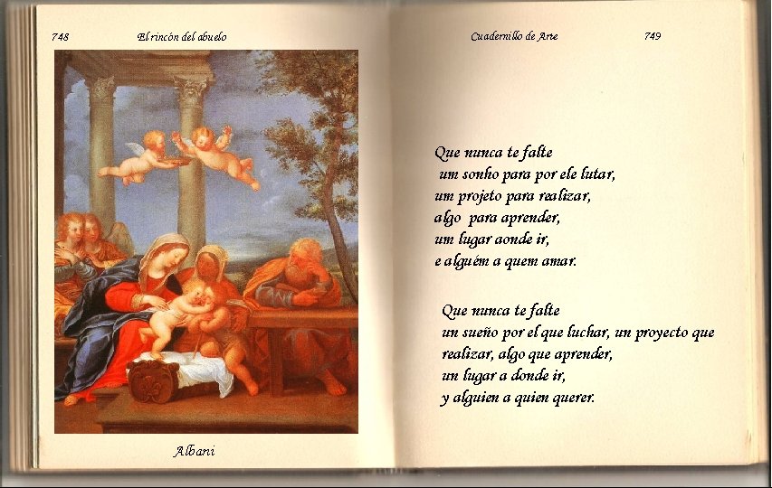 748 El rincón del abuelo Cuadernillo de Arte 749 Que nunca te falte um