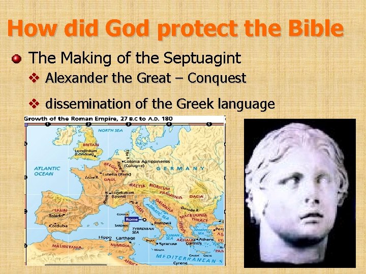 How did God protect the Bible The Making of the Septuagint v Alexander the