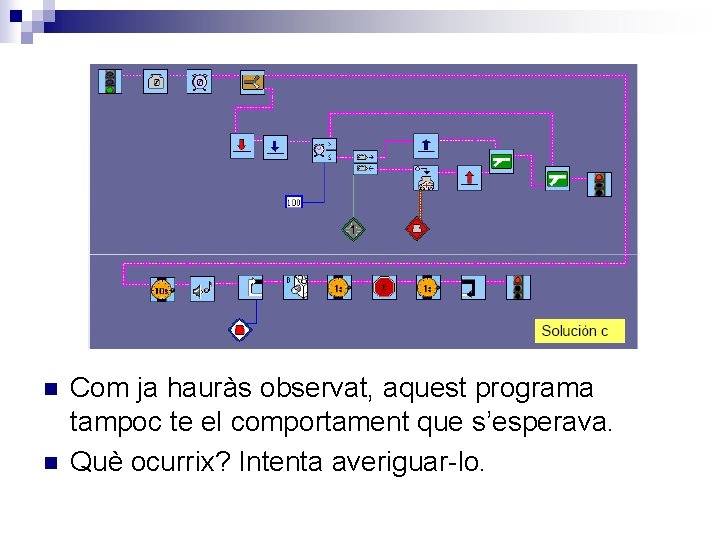 n n Com ja hauràs observat, aquest programa tampoc te el comportament que s’esperava.