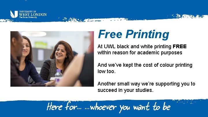 Free Printing At UWL black and white printing FREE within reason for academic purposes