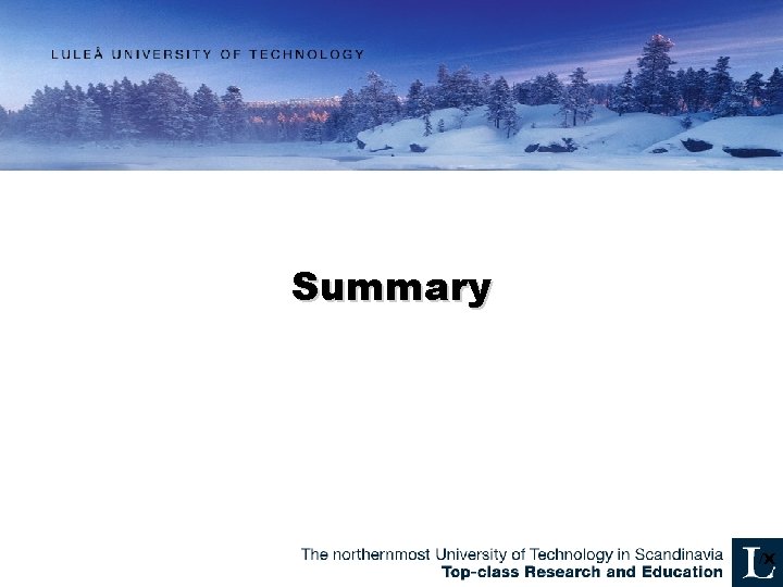 Summary /X 