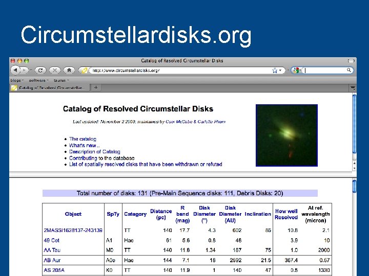 Circumstellardisks. org 