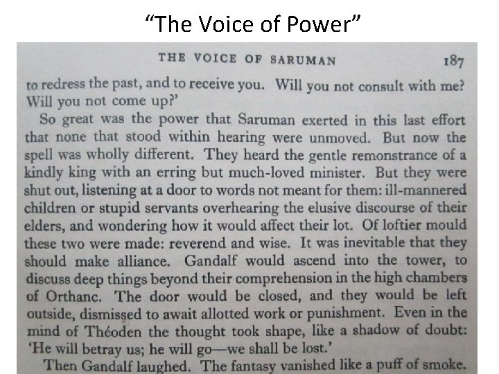 “The Voice of Power” 