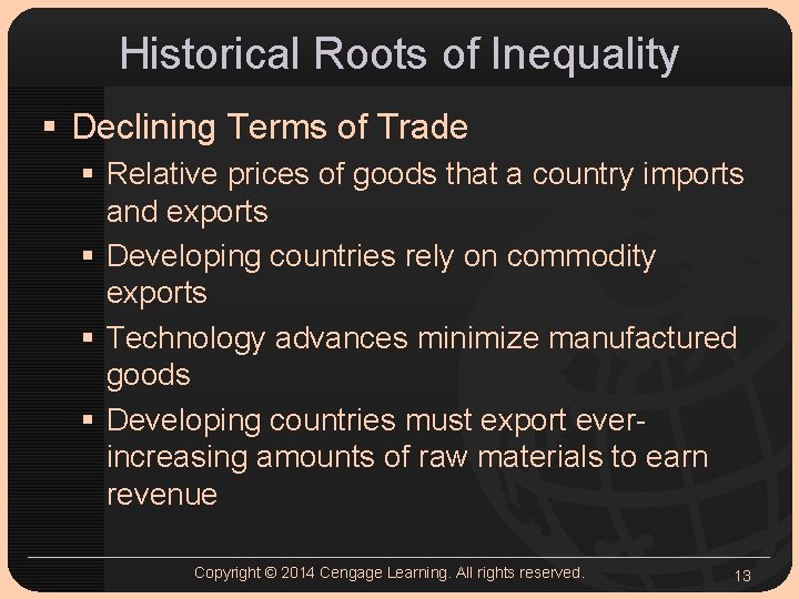 Chapter 12 The Problem of Global Inequality Learning