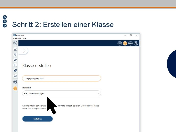 Schritt 2: Erstellen einer Klasse 