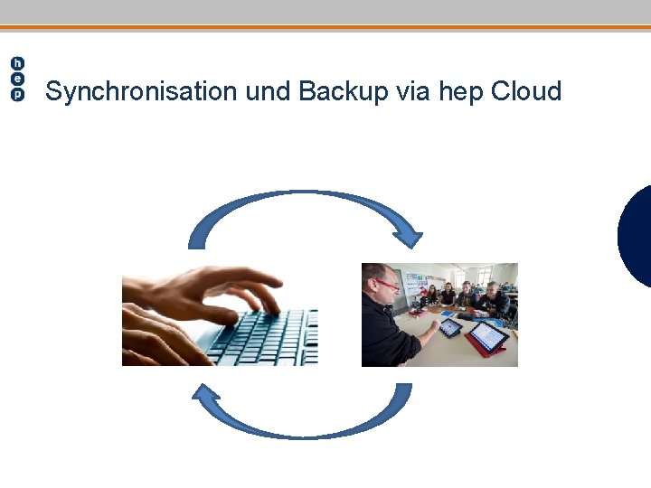 Synchronisation und Backup via hep Cloud 