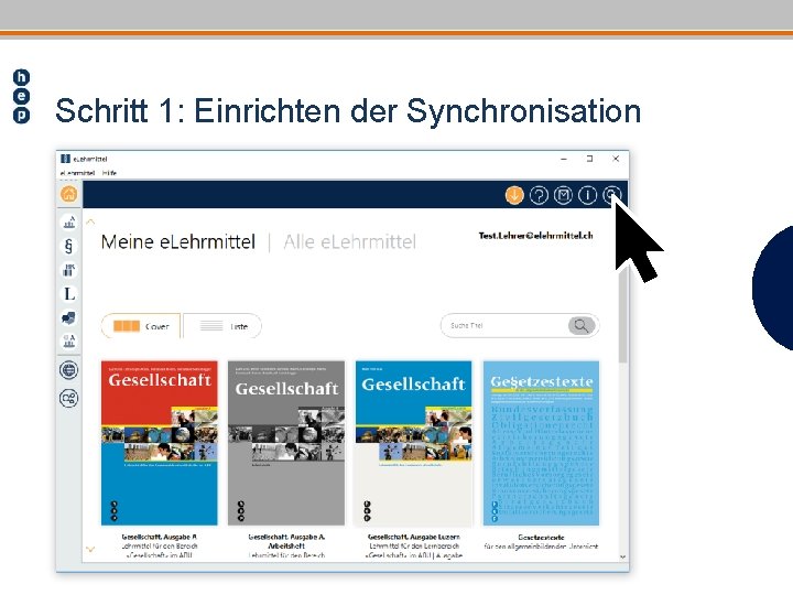 Schritt 1: Einrichten der Synchronisation 