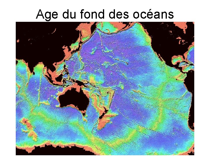 Age du fond des océans 