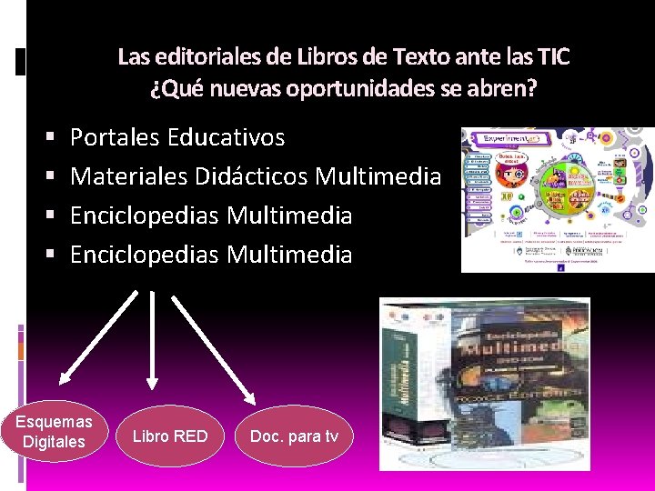 Las editoriales de Libros de Texto ante las TIC ¿Qué nuevas oportunidades se abren?