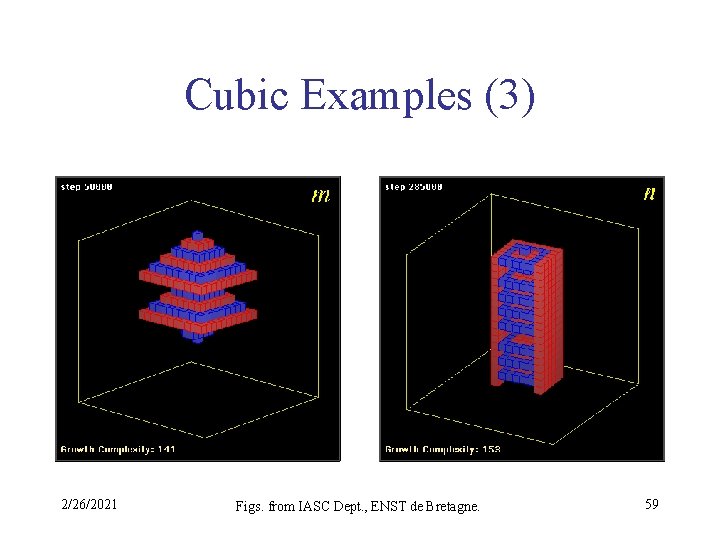 Cubic Examples (3) 2/26/2021 Figs. from IASC Dept. , ENST de Bretagne. 59 