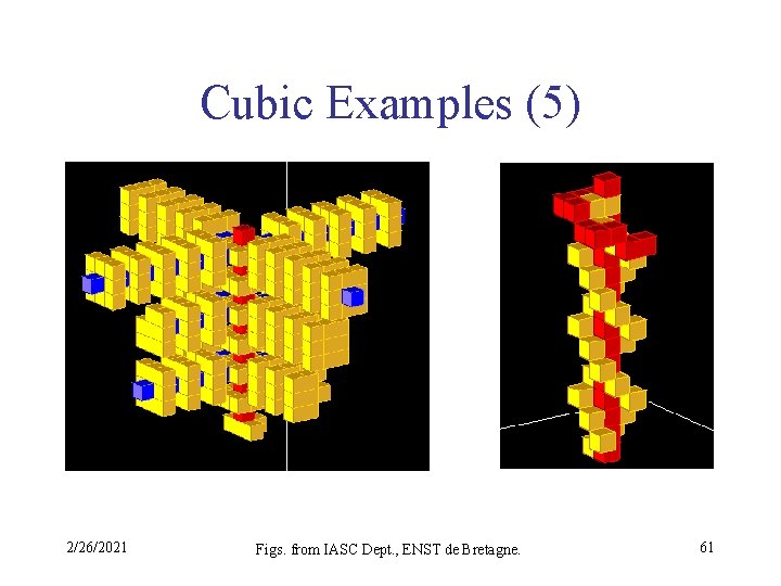 Cubic Examples (5) 2/26/2021 Figs. from IASC Dept. , ENST de Bretagne. 61 