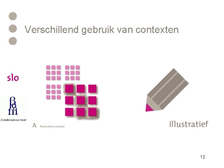 Verschillend gebruik van contexten 12 