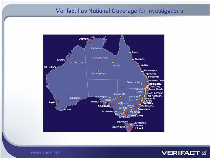 Verifact has National Coverage for Investigations 
