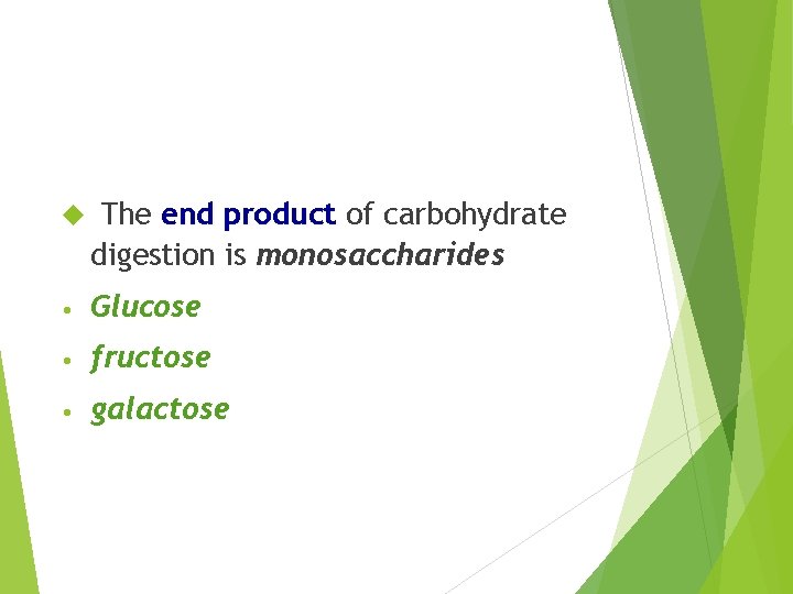What Is The End Product Of Carbohydrate Digestion Digestion and Absorption The Human Body From Food